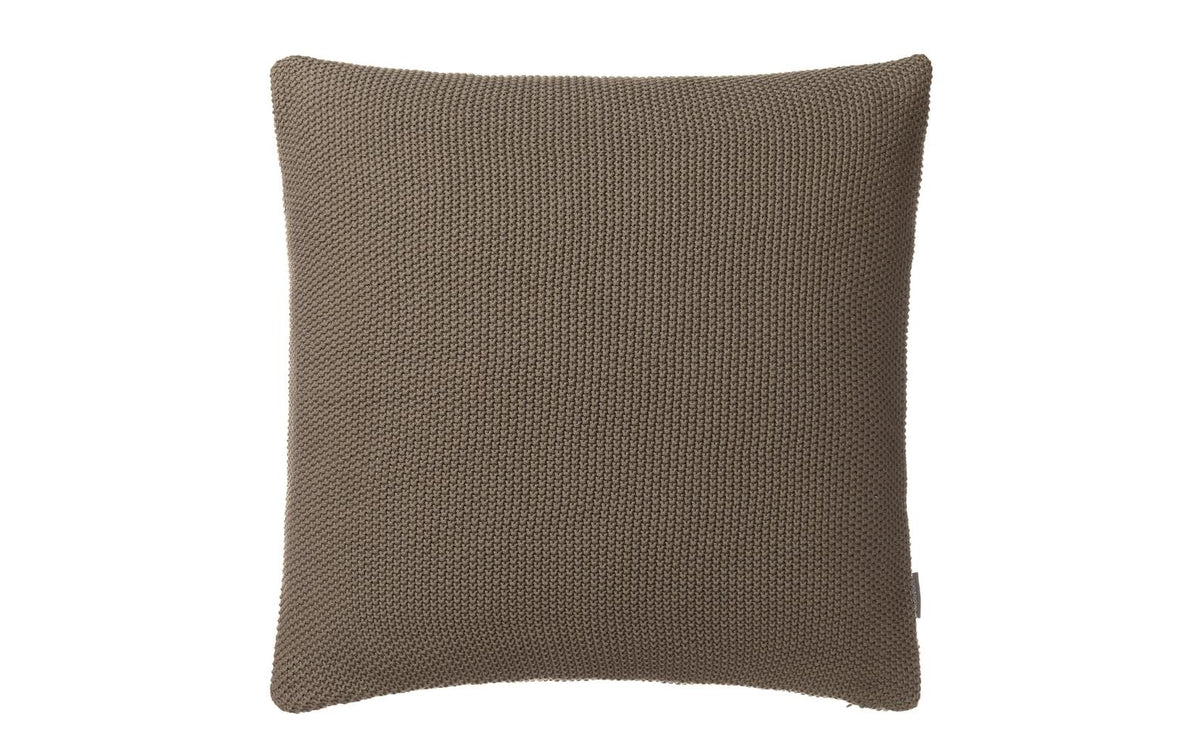URBANARA Kissenbezug Antua Taupe 50x50cm Kissenhülle, 100% Baumwolle, Waschbar
