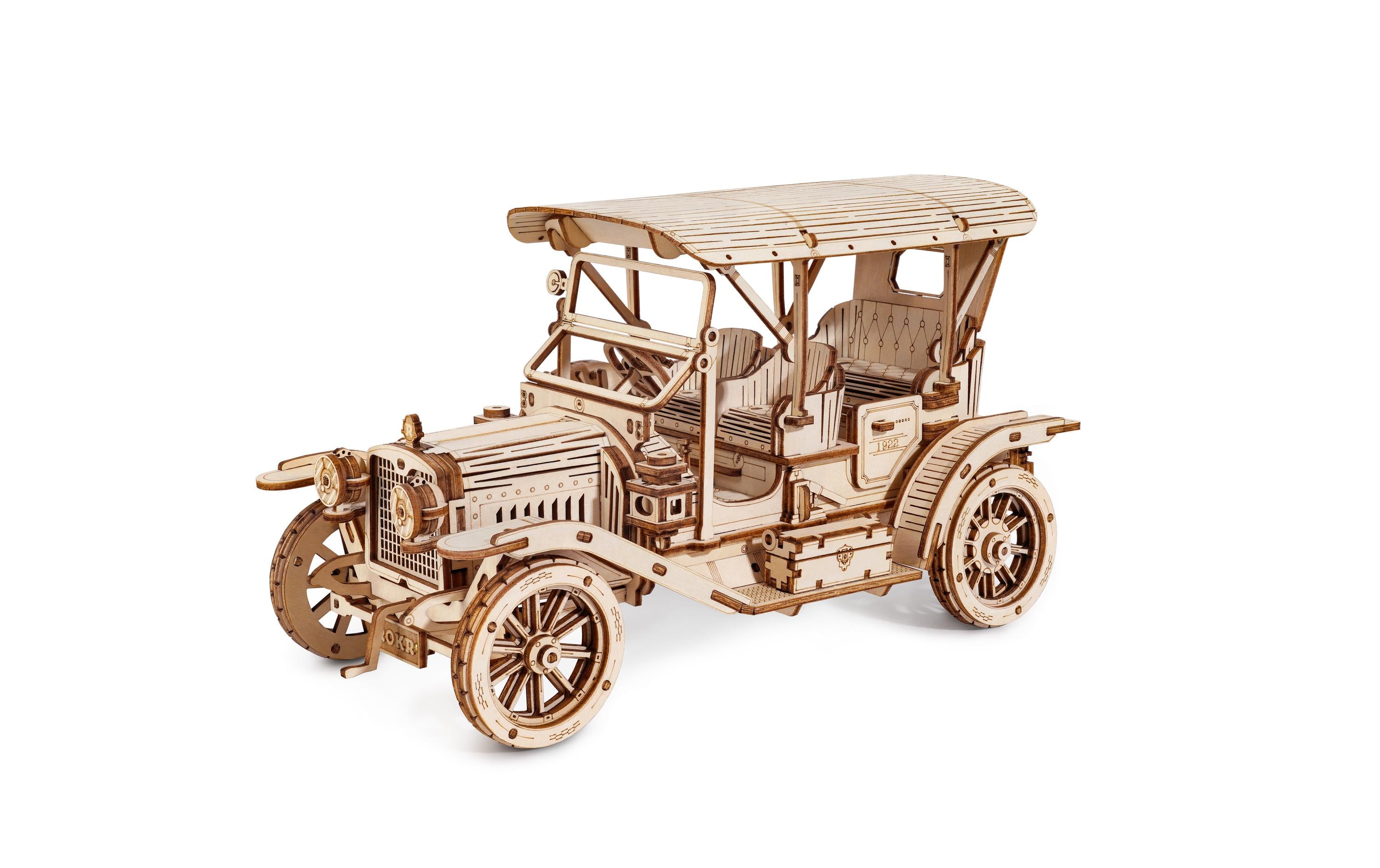 RoboTime Vintage Auto Holbausatz, 3D-Puzzle