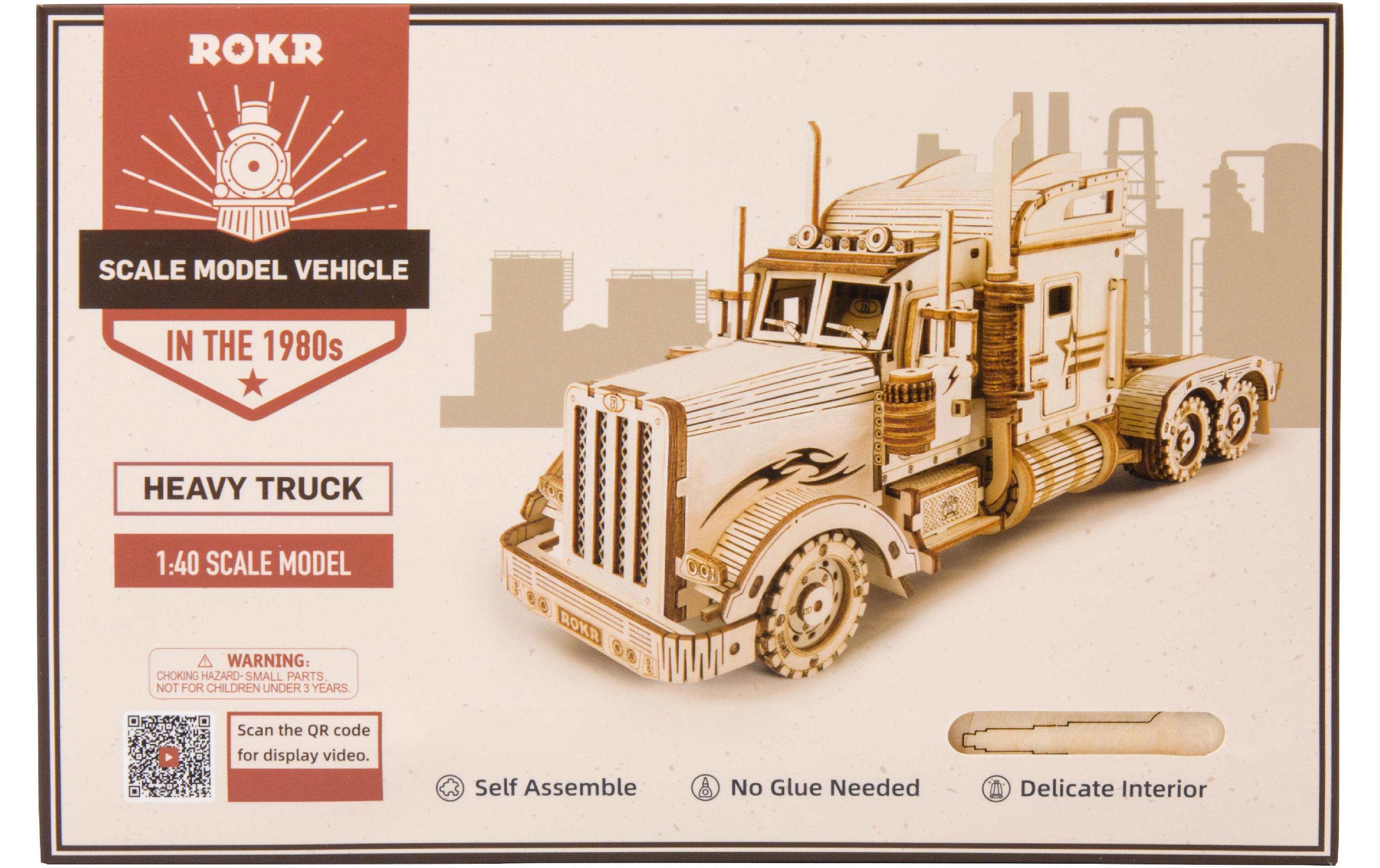 RoboTime Heavy Truck Lastwagen Holbausatz, 3D-Puzzle