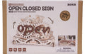 RoboTime Open Closed Schild Holbausatz, 3D-Puzzle