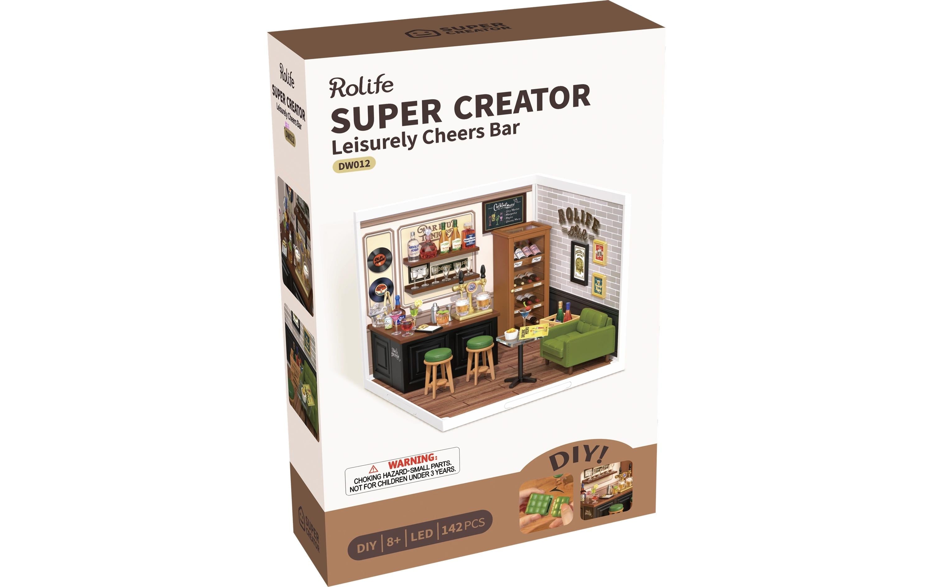 RoboTime Leisurely Cheers Bar Holbausatz, 3D-Puzzle