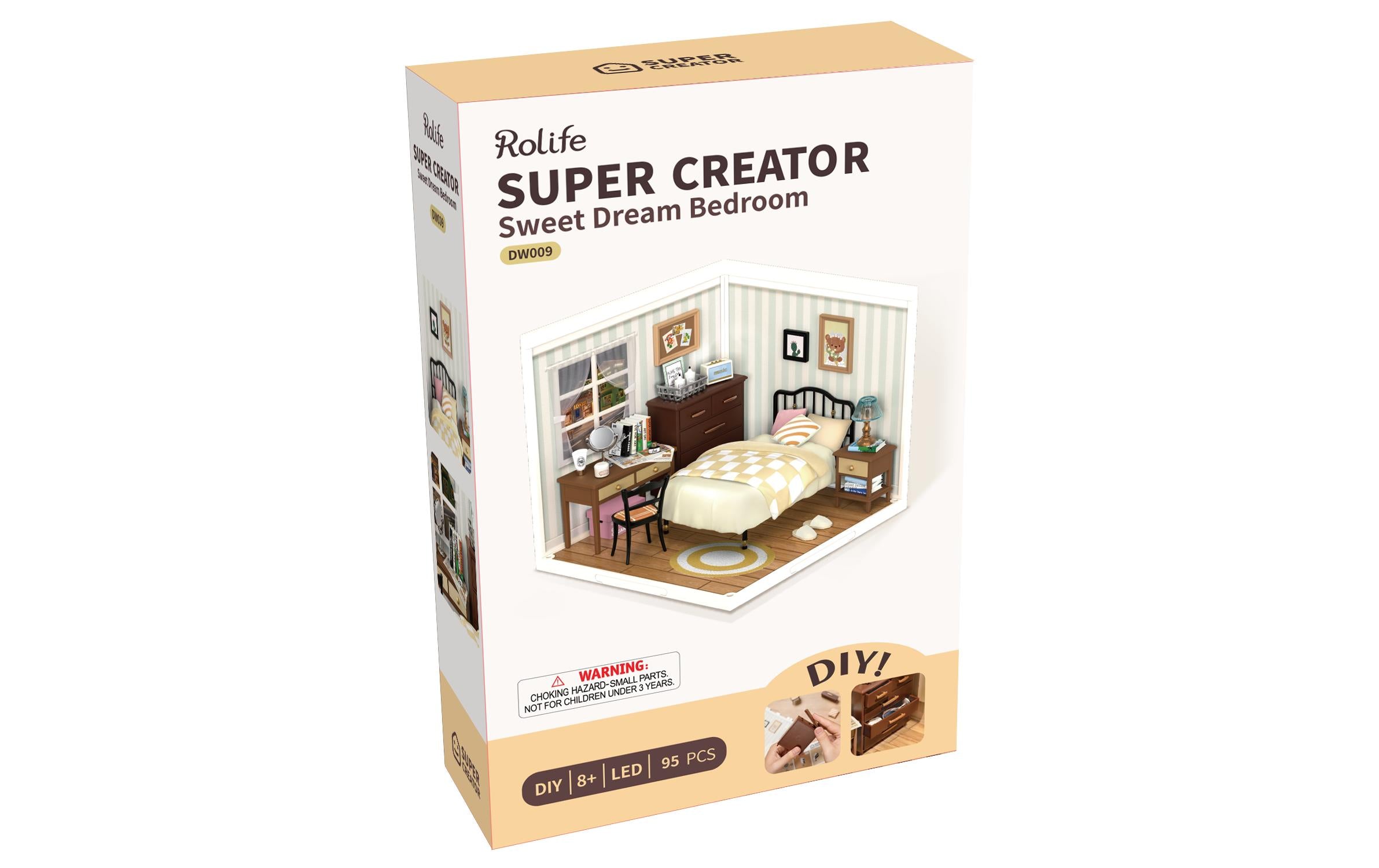 RoboTime Sweet Dream Bedroom Holbausatz, 3D-Puzzle