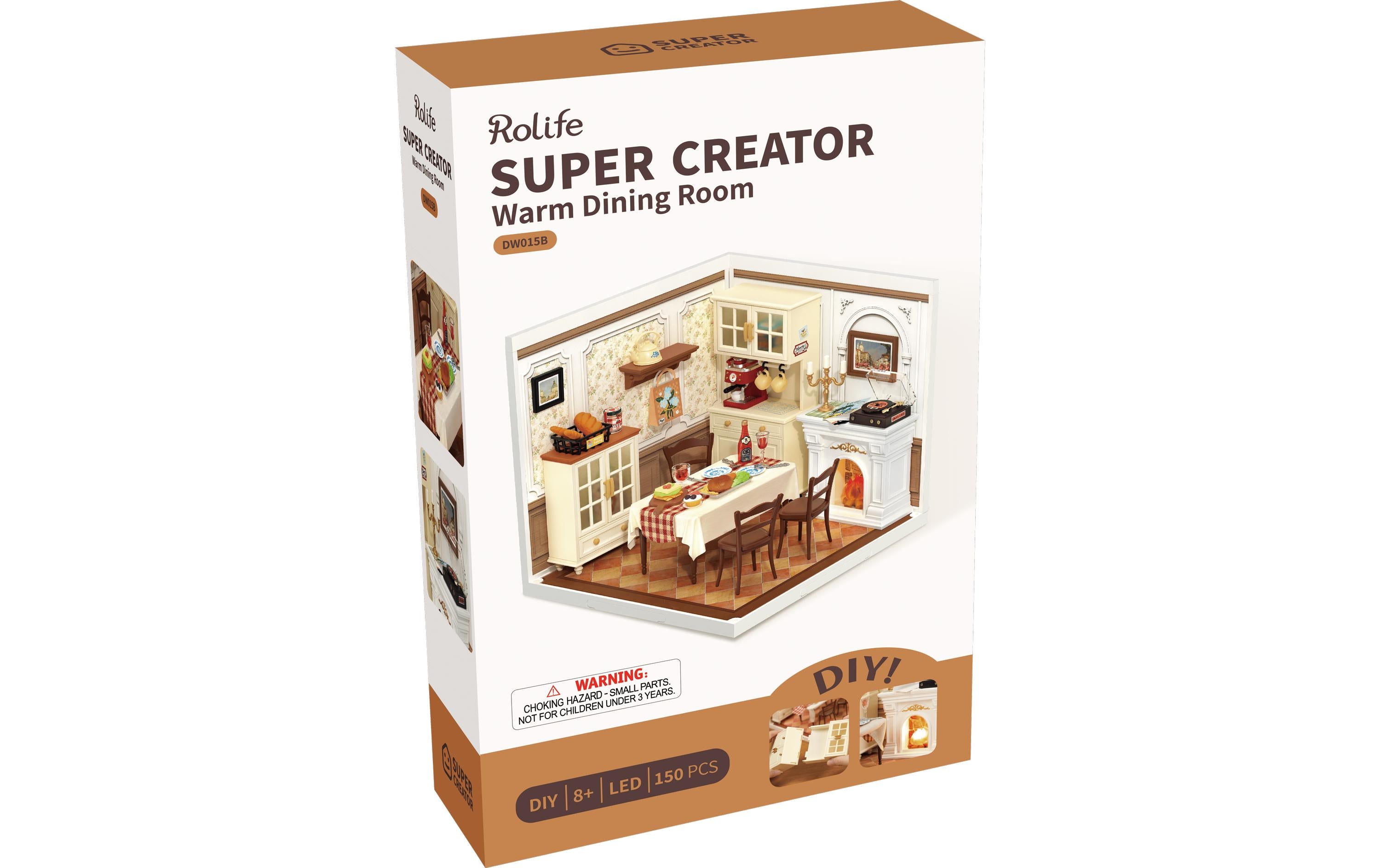 RoboTime Warm Dining Room Holbausatz, 3D-Puzzle