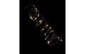 Dameco LED Micro Draht Lichterkette 190cm LED ww, inkl. Timer 6/18h, exkl. 3x AA