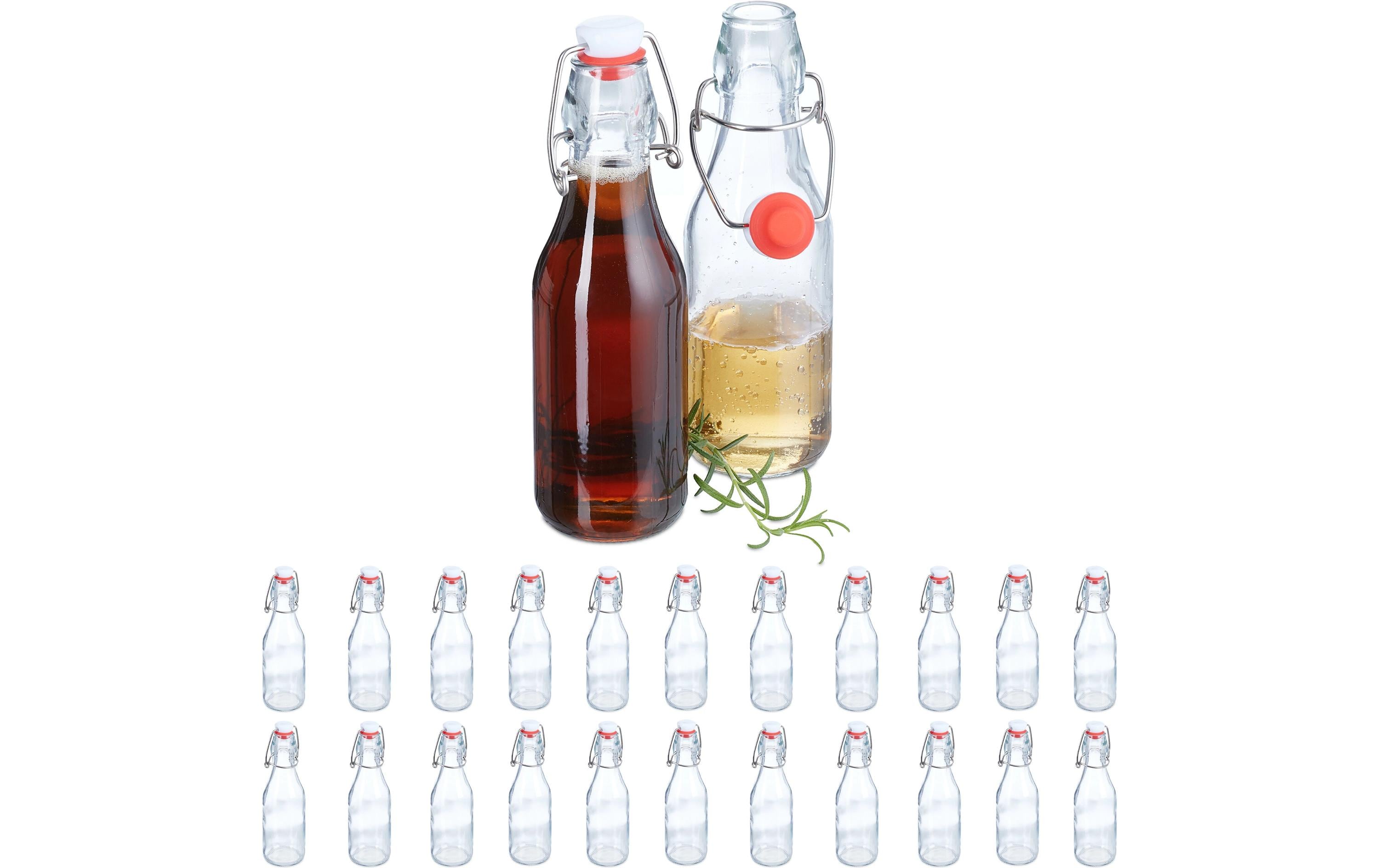 relaxdays Einmachflasche mit Bügelv. 24 Stück, 250 ml