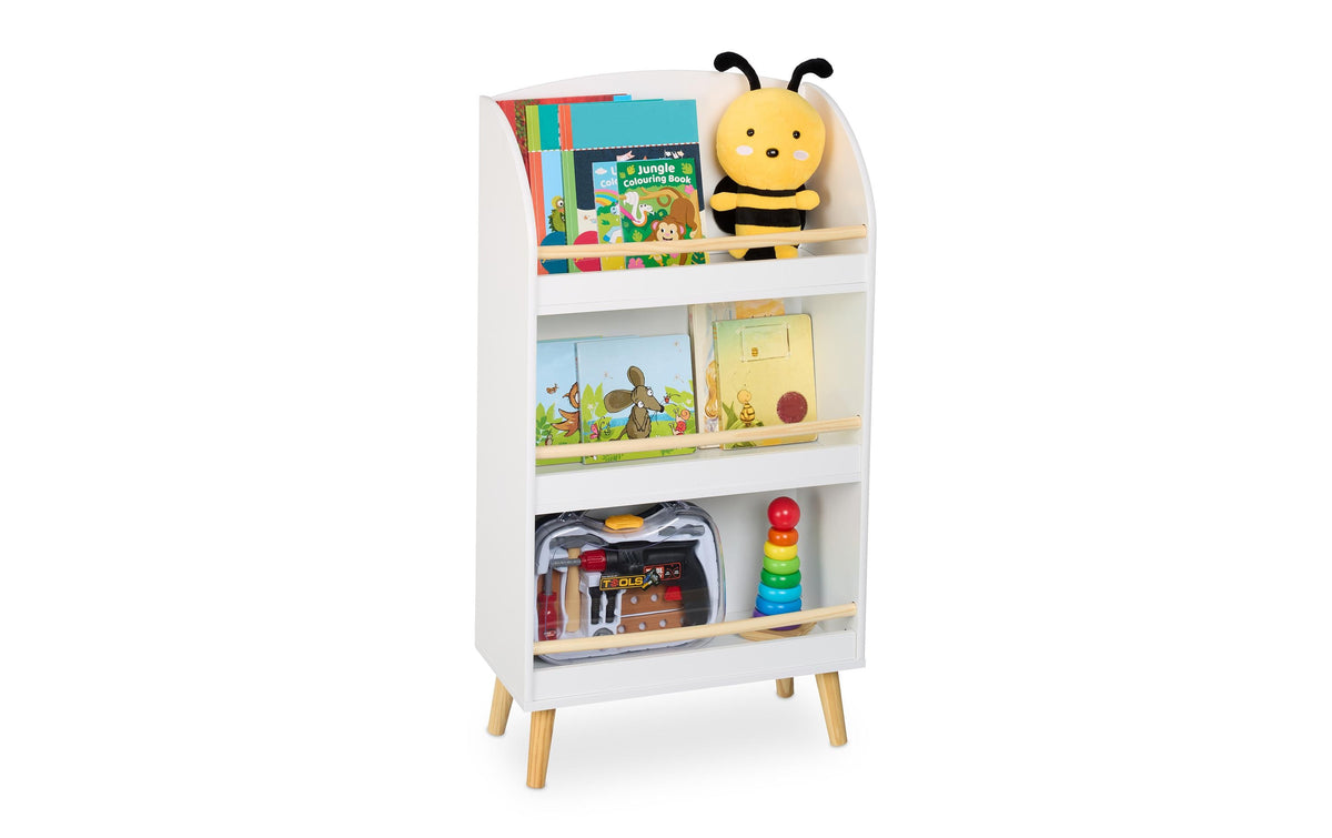 relaxdays Bücherregal für Kinder MDF, Kiefernholz, China