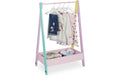 relaxdays Kleiderständer für Kinder MDF, Kiefernholz, China, Rosa