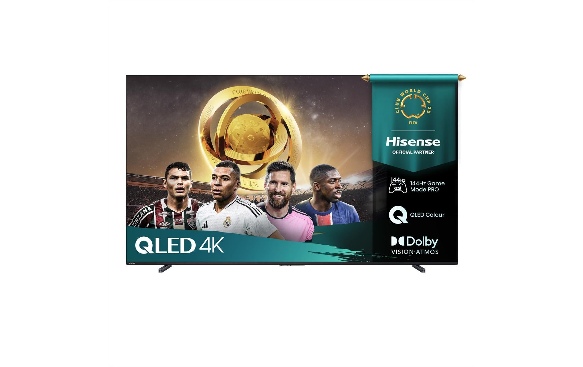 Hisense TV 100E7Q PRO 100" QLED 4k, 144Hz, 400 Nits