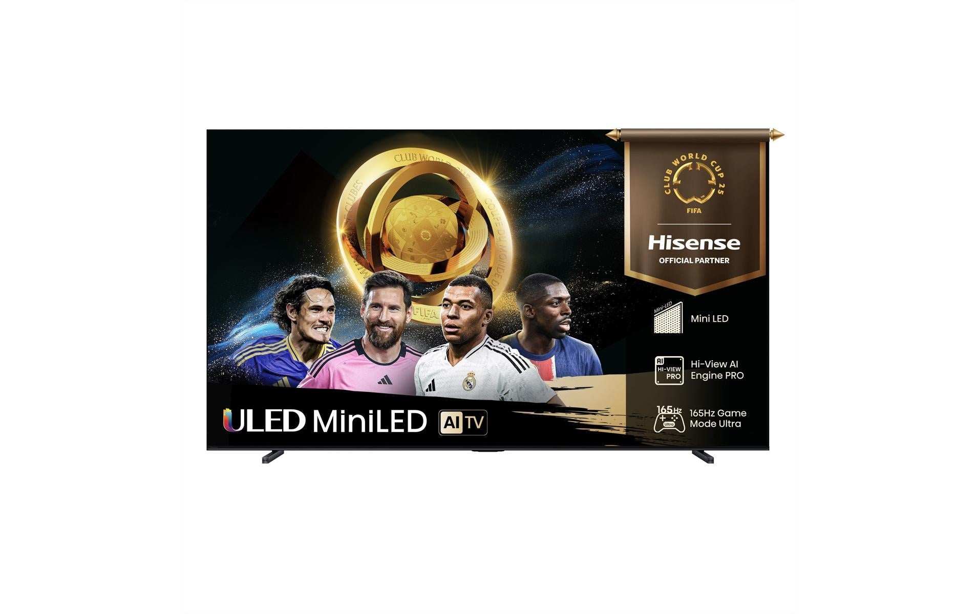 Hisense TV 100U7Q 100" Mini-LED 4K, 144Hz, 1000 Nits
