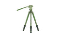Sirui SP004+G5X Aluminum Tripod mit Videoneiger matt grün