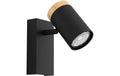 EGLO Wand-/Deckenleuchte CARTAGENA schwarz inkl. GU10 1x4,5W