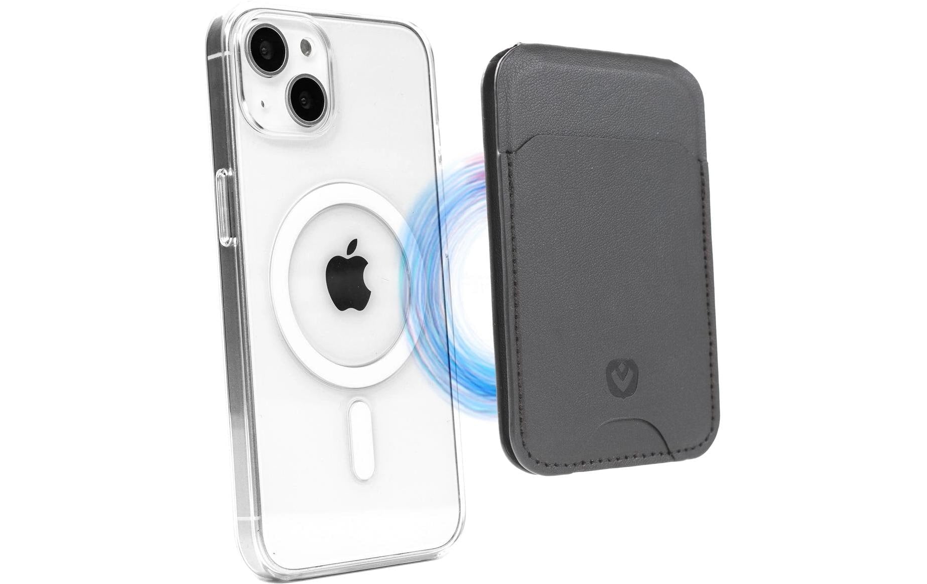 Valenta Card Wallet, MagSafe Stand Black