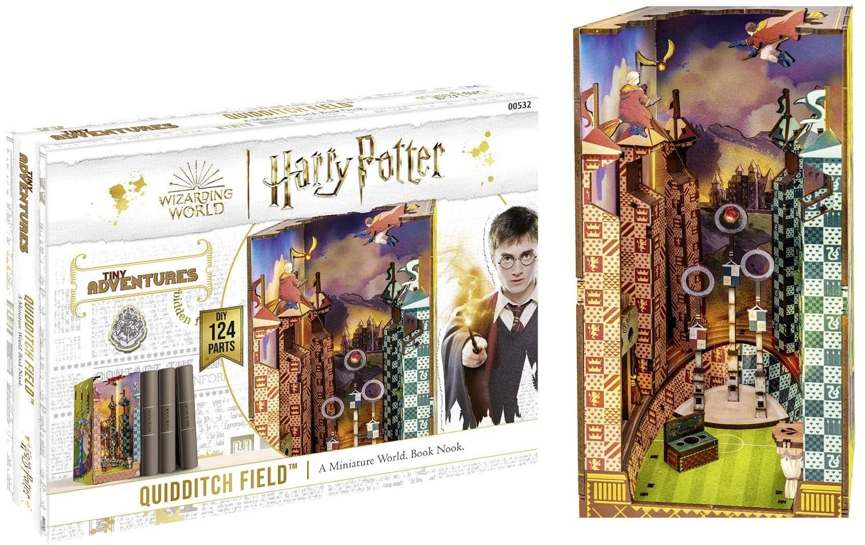 Tiny Adventures Quiddich Field Harry Potter Holzbausatz, inklusive LEDs