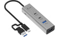 i-tec Charging Metal HUB 2x USBC+2x USBA Universal, PD 85W