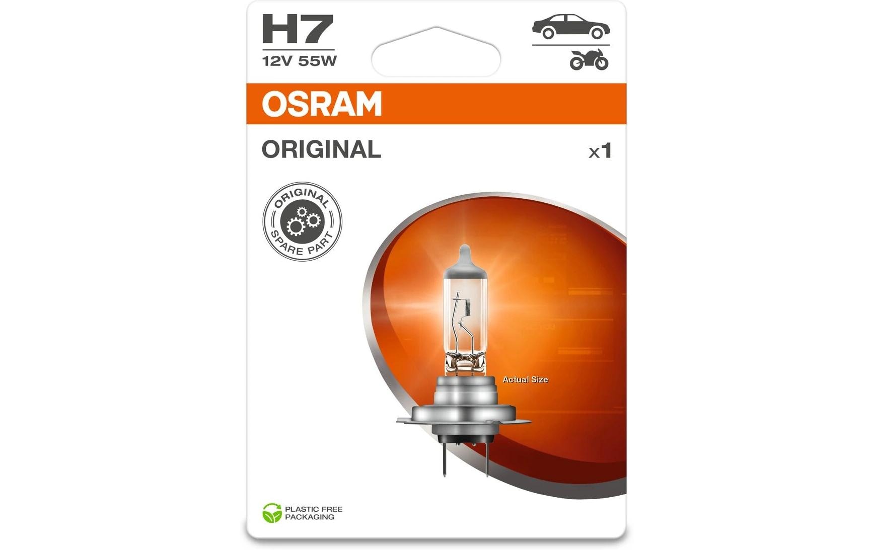 NIGHT BREAKER H7 64210-01B HALOGEN Ersatzlampe, 55 Watt,