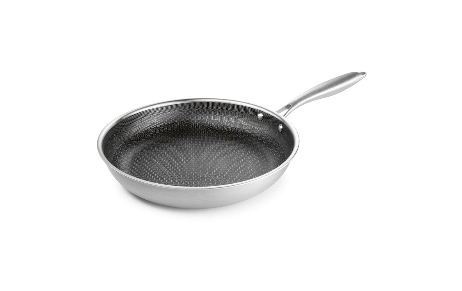 BRATmaxx Edelstahl Pfanne 28cm Mit Wabenstruktur