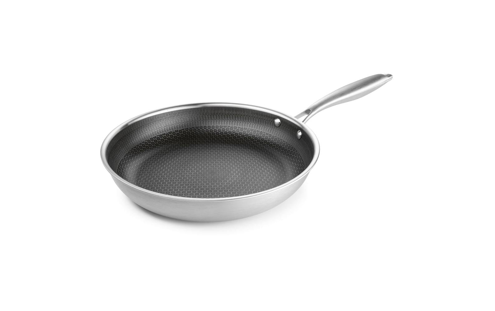 BRATmaxx Edelstahl Pfanne 24cm Mit Wabenstruktur