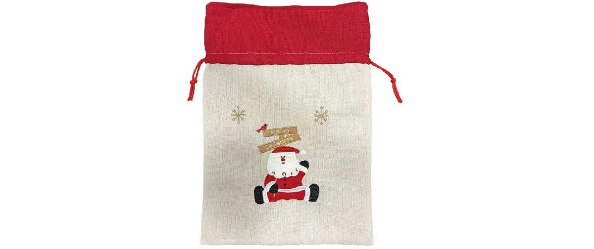 Dameco Jutesack Santa Polester, 21x30 cm (BxH)