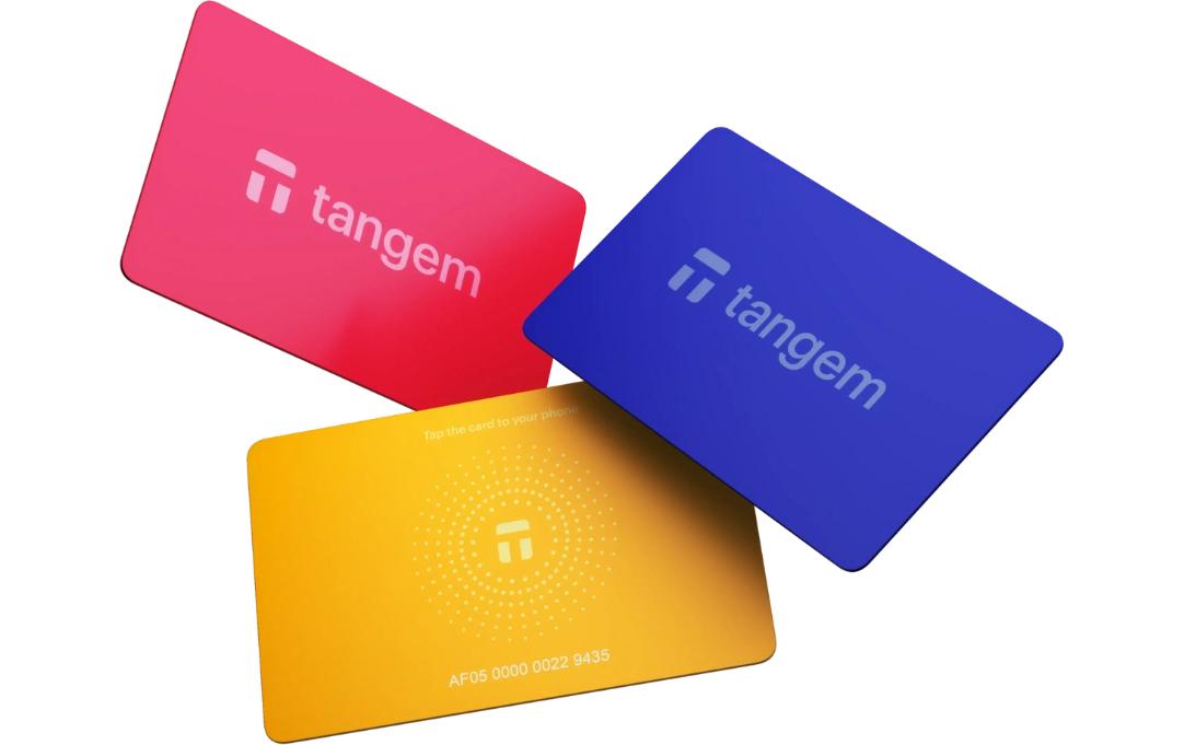 Tangem 2.0 - 3 Card Set - Spring Bloom Hardware Crypto Wallet