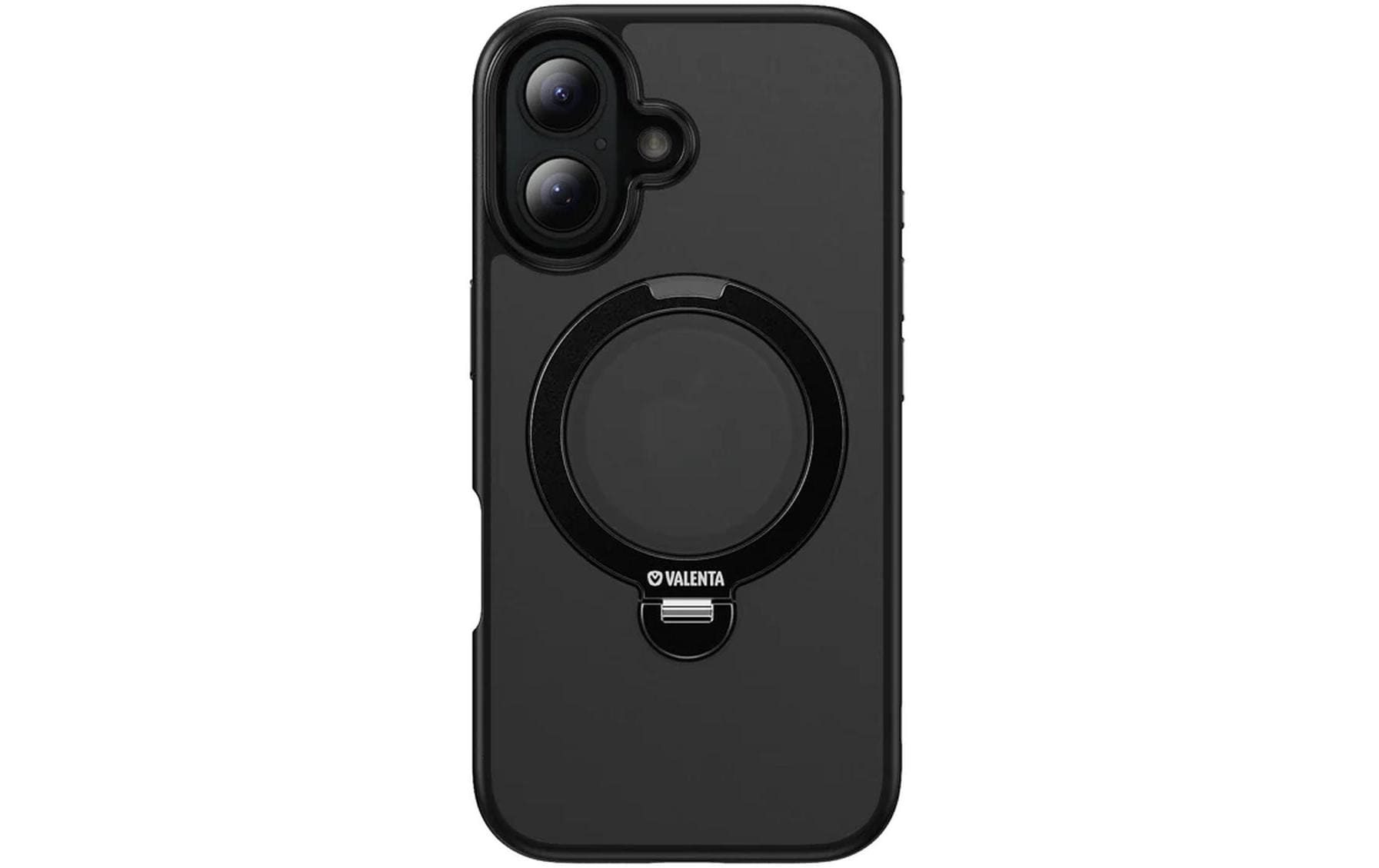 Valenta Back Cover MagSafe - Frost iPhone 16, Black