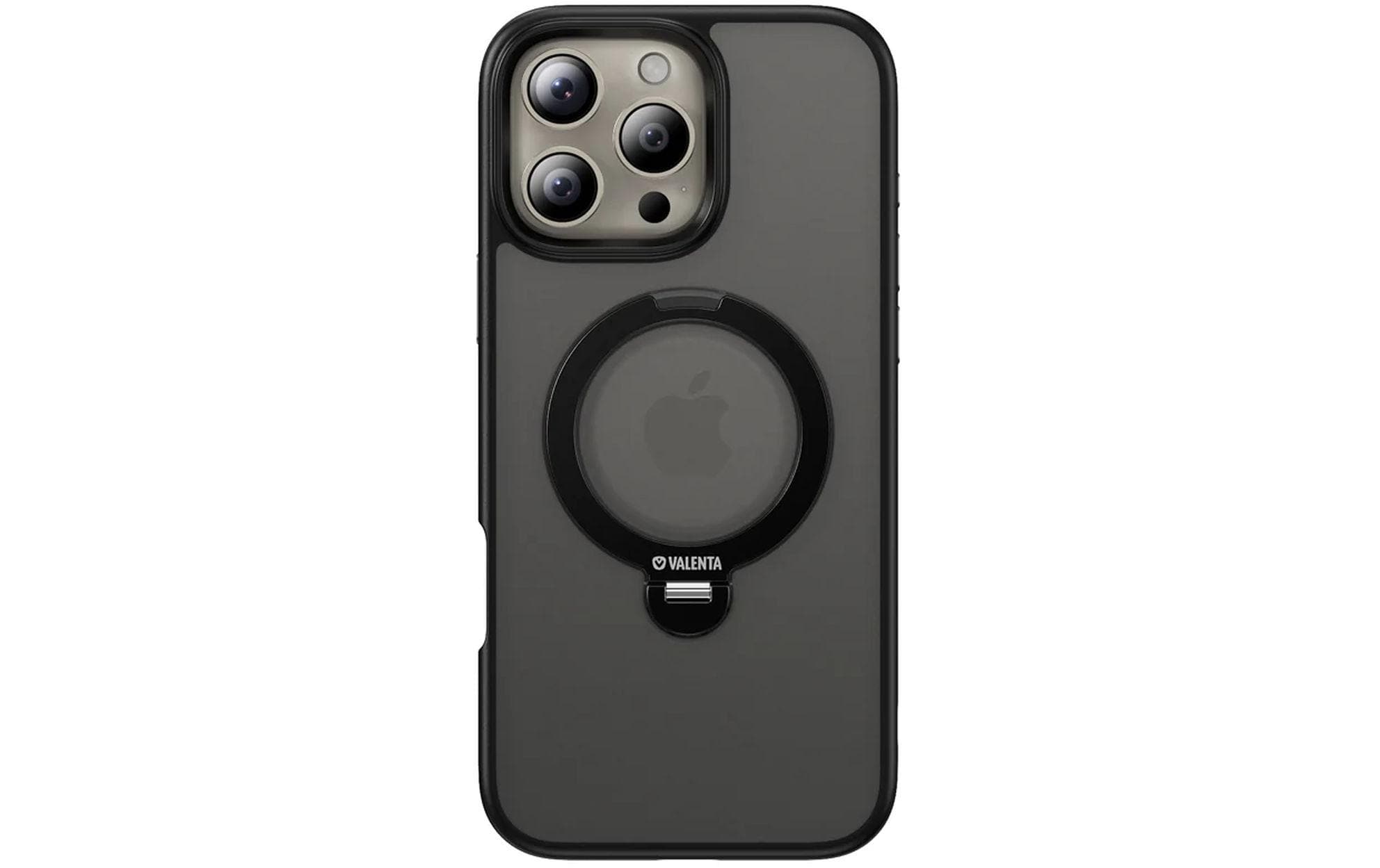 Valenta Back Cover MagSafe - Frost iPhone 16 Pro, Black