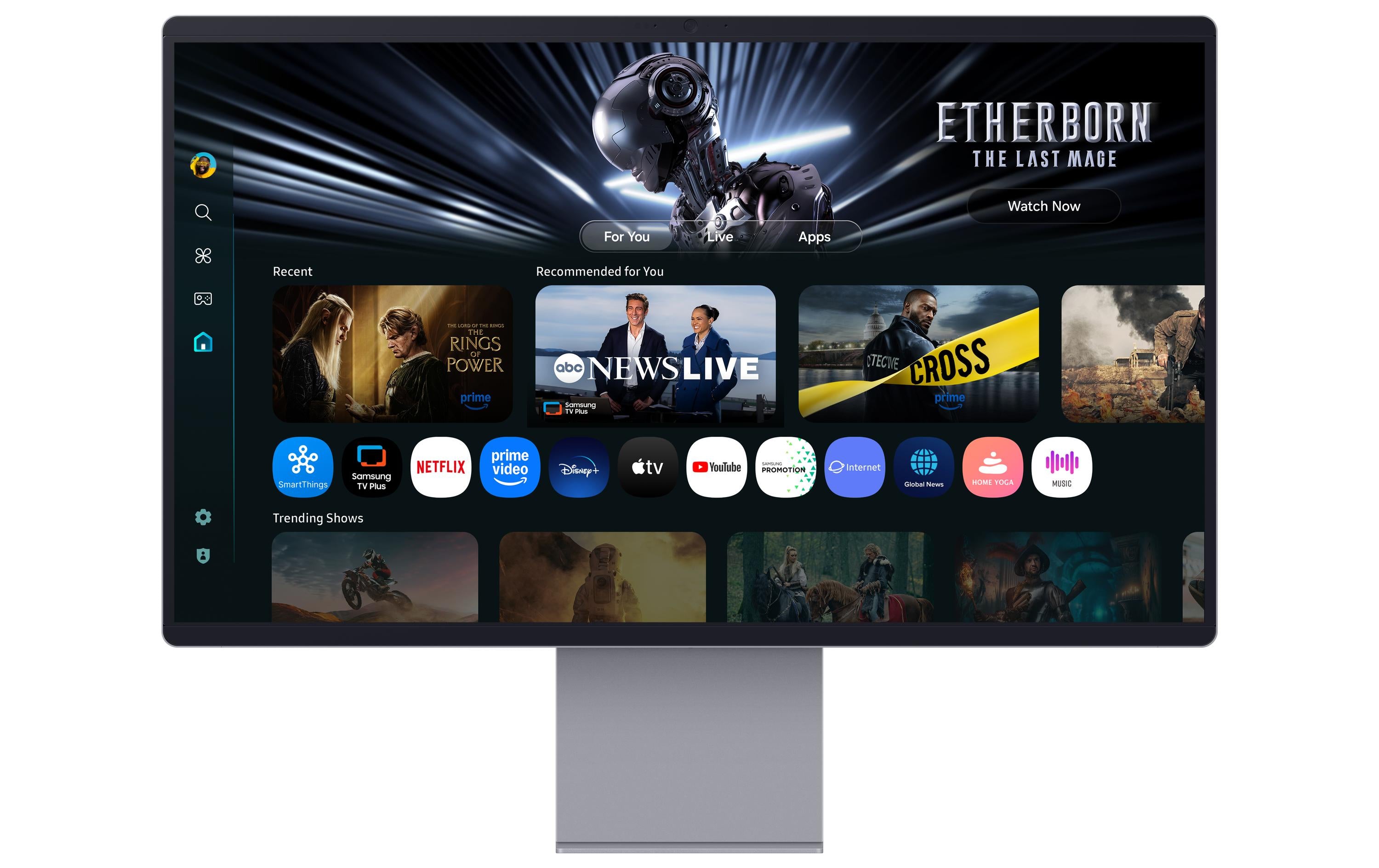 Samsung LS32FM900SUXEN, 32", silver