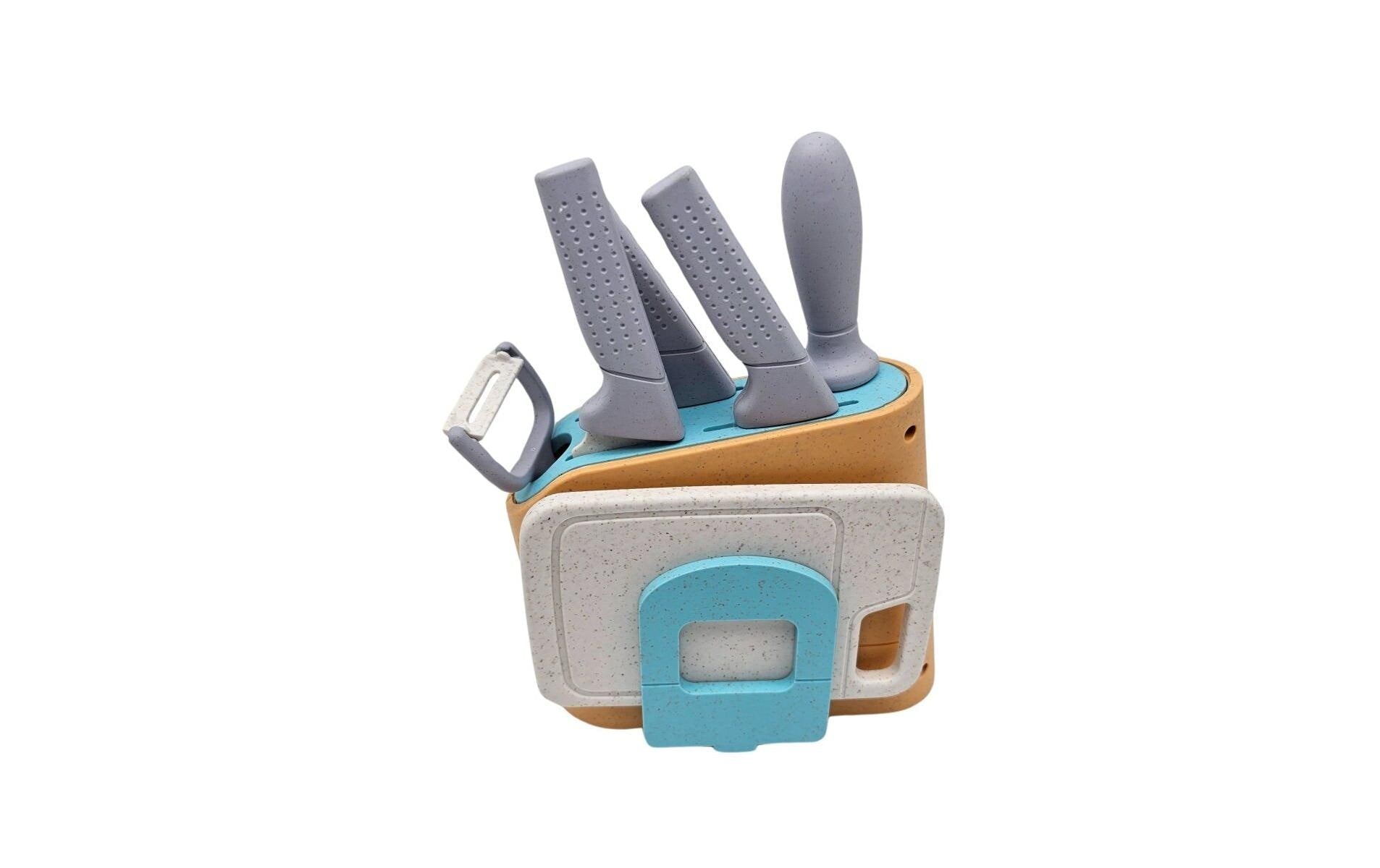 Messerblock für die Kinderküche 7-teilig, eco-friendly