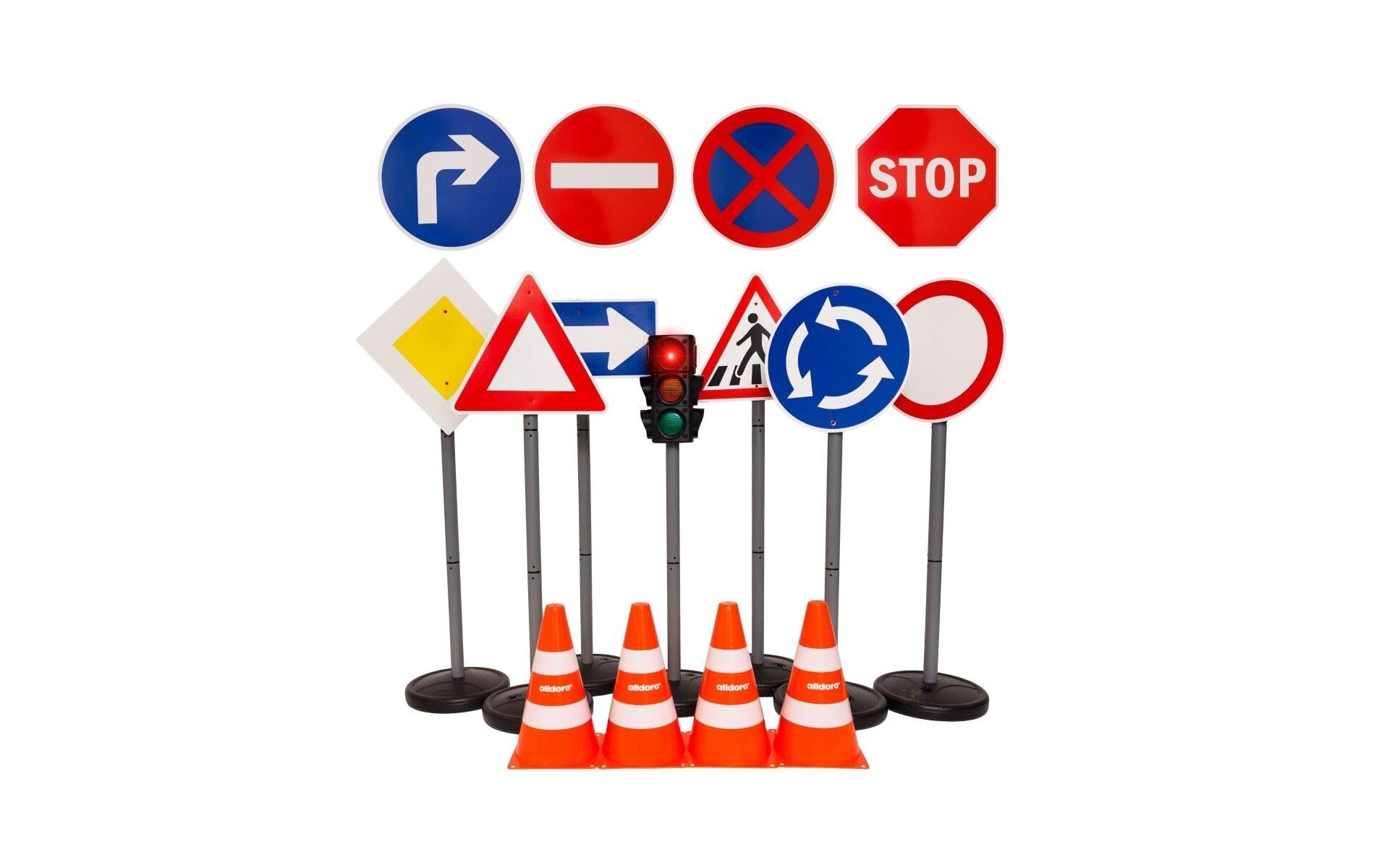 XXL Verkehrsset 75 cm Hoch, 21 Teile