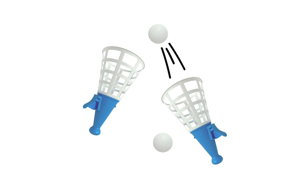 XXL Fangballspiel inkl. 2 Fänger + 2 Bälle