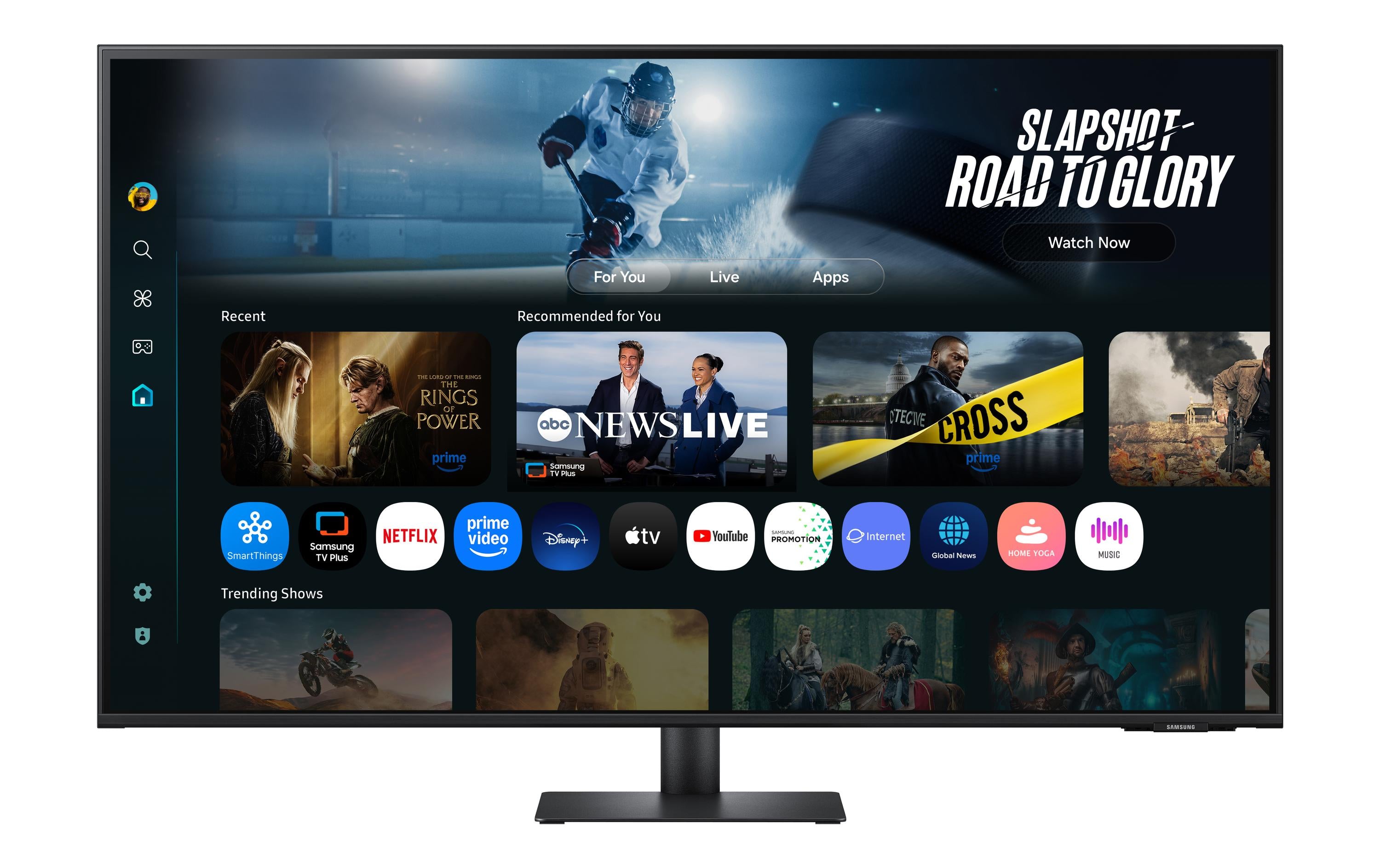 Samsung LS43FM700UUXEN, 43", black