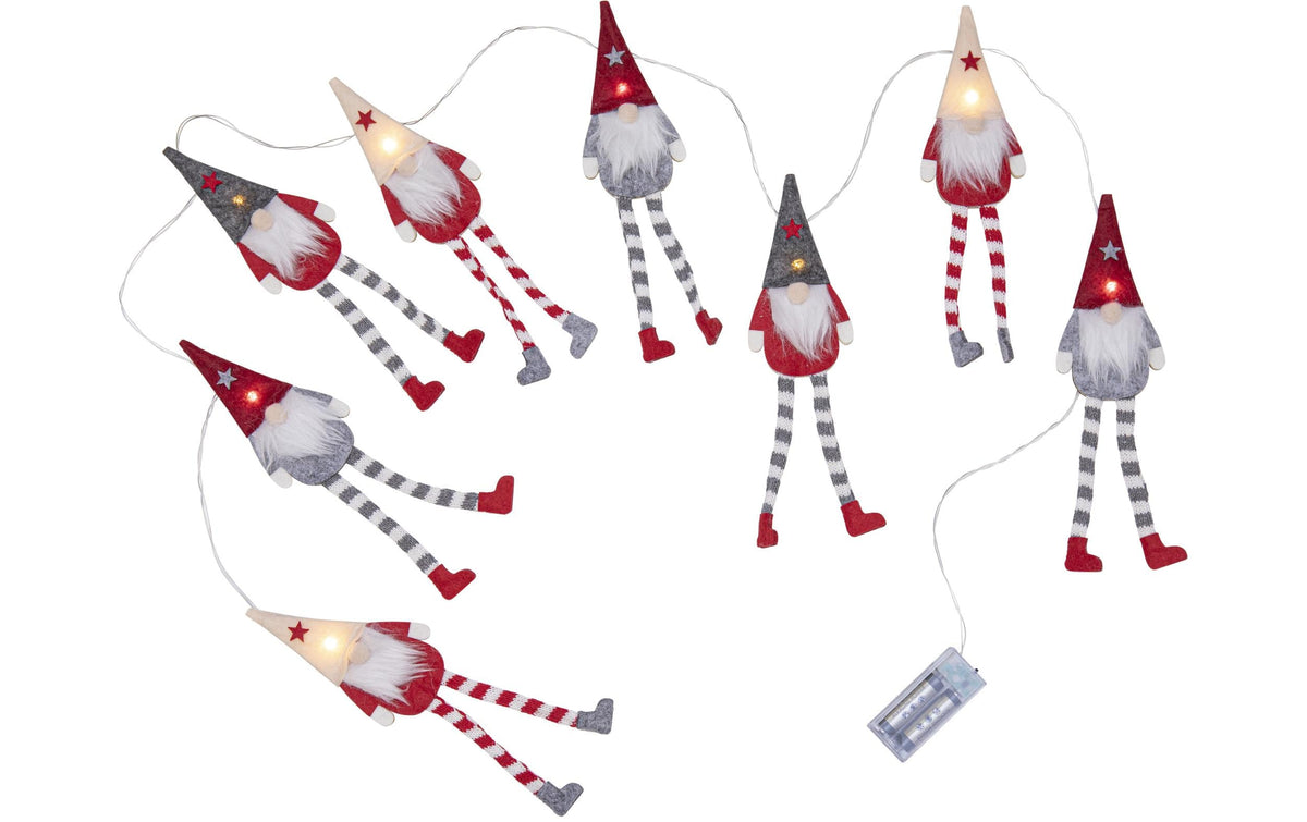 Star Trading Lichterkette Alf Indoor, Warmweiss, Rot