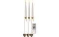 Star Trading Baumkerzen Flamme IP20, Warmweiss, Weiss