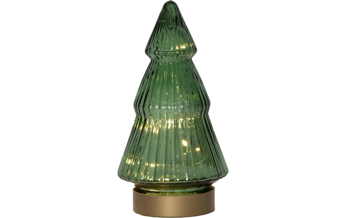 Star Trading Glas Decoration Verde IP20, Warmweiss,Grün