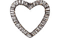 Star Trading Outdoor Deco Vicke Heart Indoor, Outdoor, Warmweiss, Braun