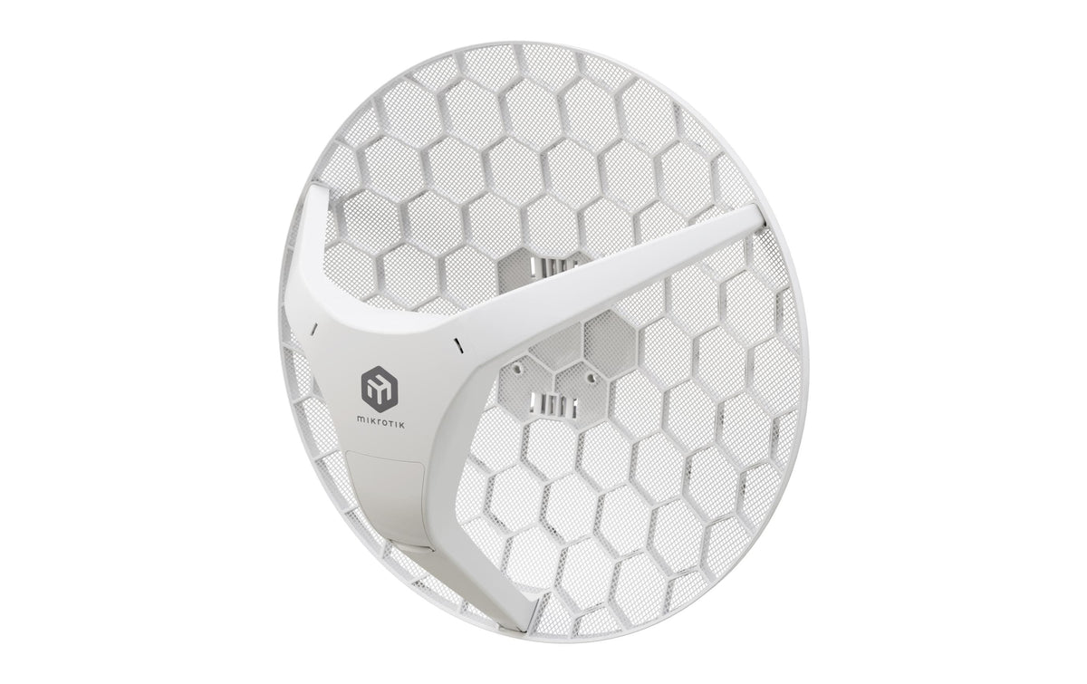 MikroTik LHG-5AXD-XL: 5Ghz WiFi-6 Bridge 27dBi, 30Km Reichweite, 1GE passiv PoE