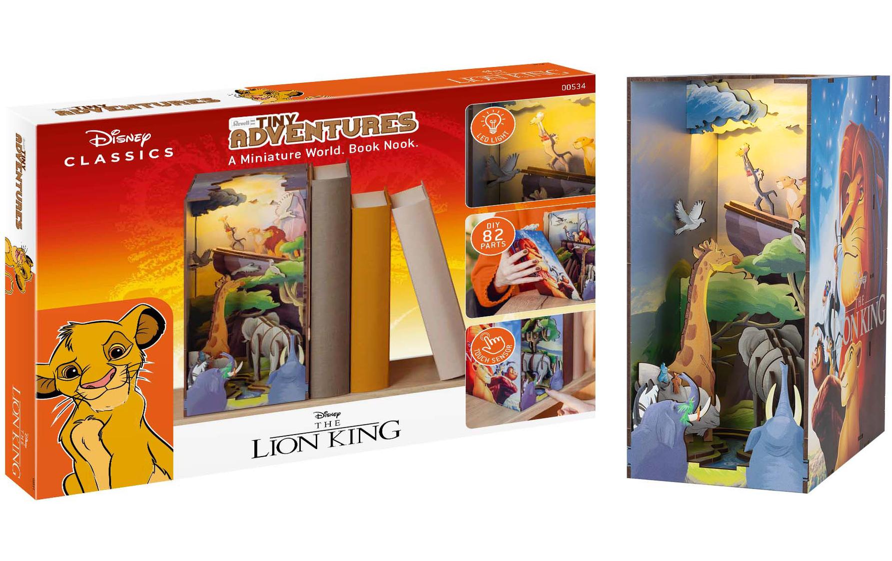 Tiny Adventures Disney The Lion King Holzbausatz, inklusive LEDs