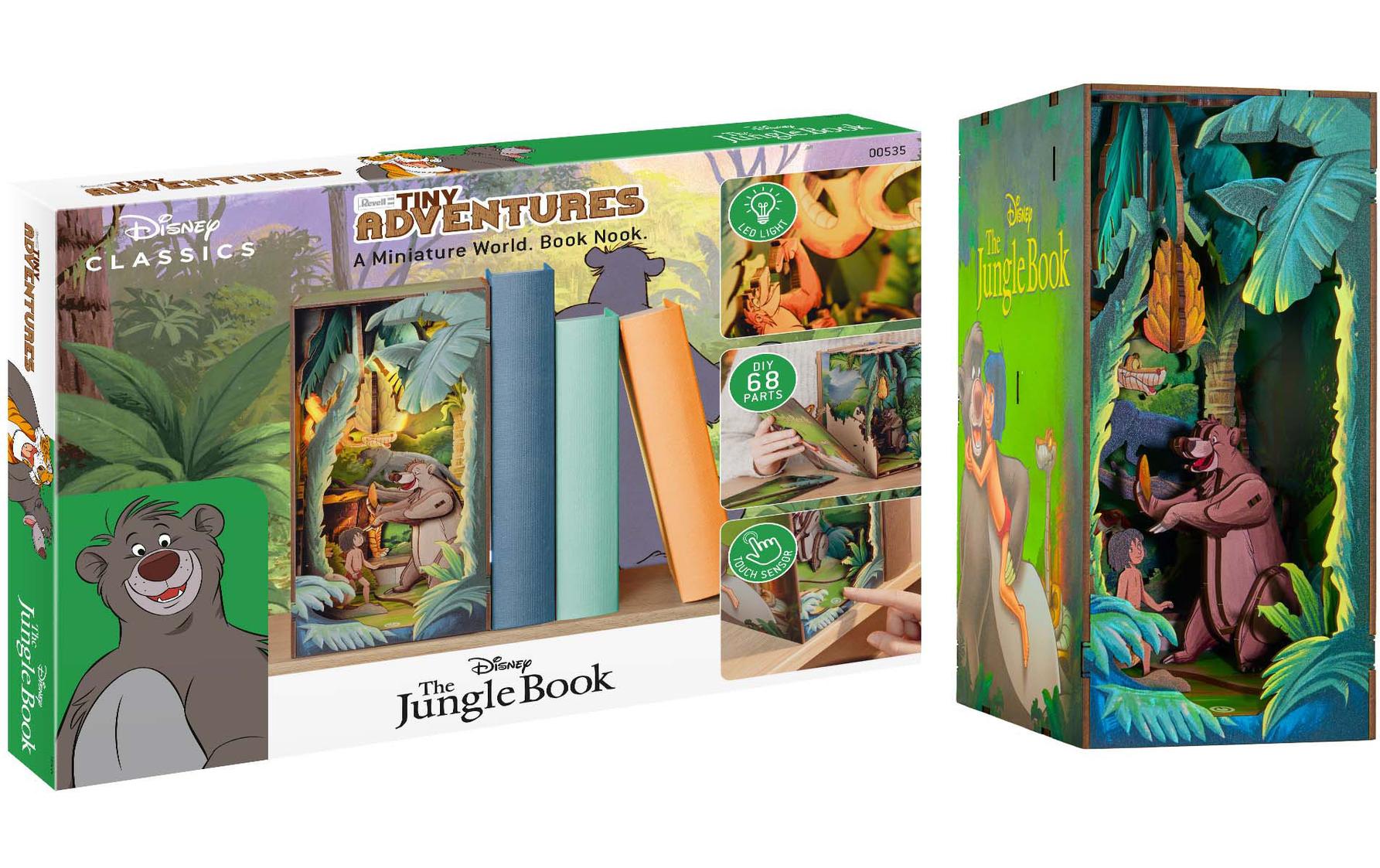 Tiny Adventures Disney The Jungle Book Holzbausatz, inklusive LEDs
