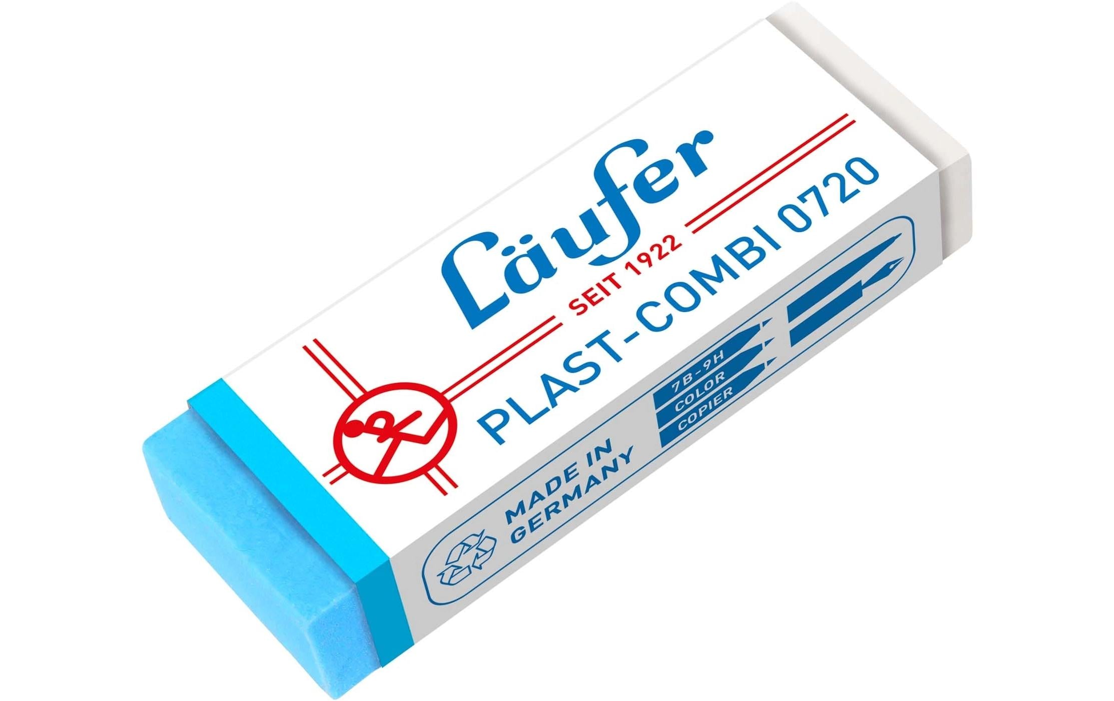 Läufer Radiergummi Plast-Combi 0720 Kunststoff,65x21x12 mm, 1 Stück