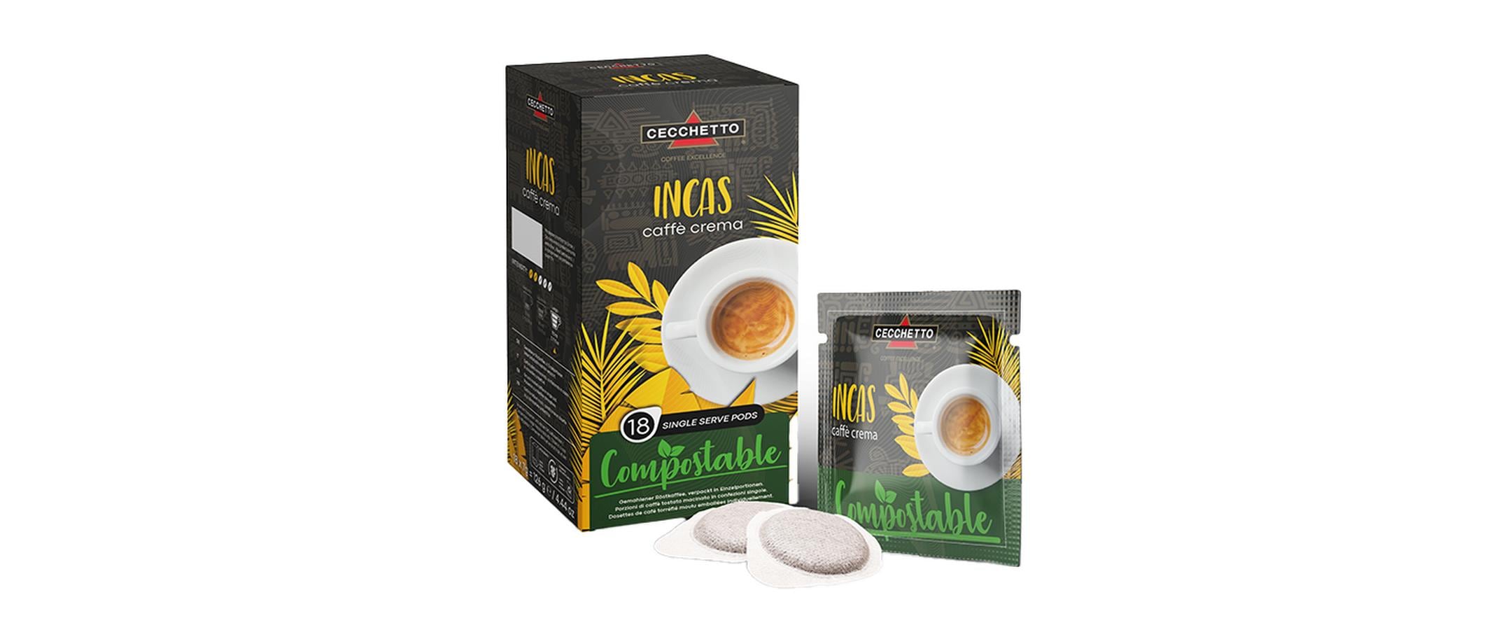 Incas Caffè Crema E.S.E Pads 18 Stück