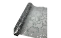 Dameco Dekostoff Organza Sterne, Silber Nylon, 36x300 cm