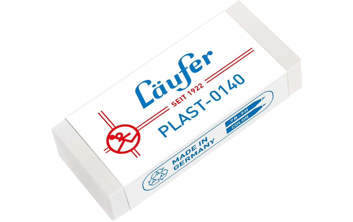 Läufer Radiergummi Plast 0140 Kunststoff Kunststoff, 46x20x9 mm, 1 Stück