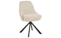 AC Design Esszimmerstuhl Carlton 2 Stück Stahl/Textil, Beige