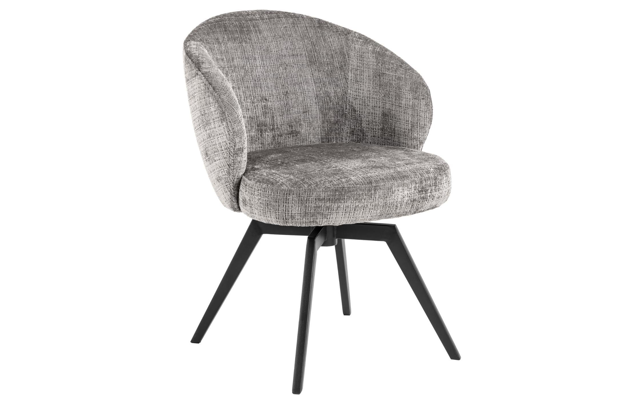 AC Design Esszimmerstuhl Darlene 1 Stück Stahl/Textil, Grau