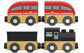 Mein Kreativ Zug Set 2 Regiozug & Dampflok mit Tender