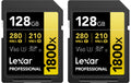 Lexar Professional SDXC 1800x UHS-II 2x128G Lesen 280 MB/s, Schreiben 210 MB/s