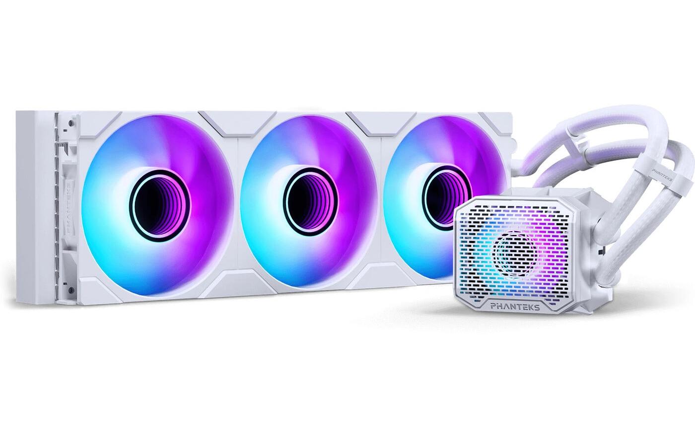WasserkühlerPhanteks Glacier One 360 AMD und Intel, Weiss, DRGB