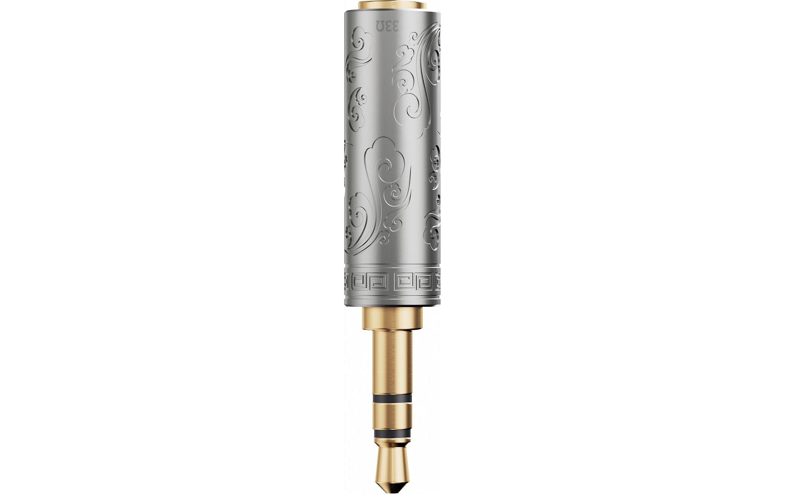 FiiO IMP-3.5GS 33 Ohm Impedanzadapter Silber, 3.5mm Buchse/Stecker