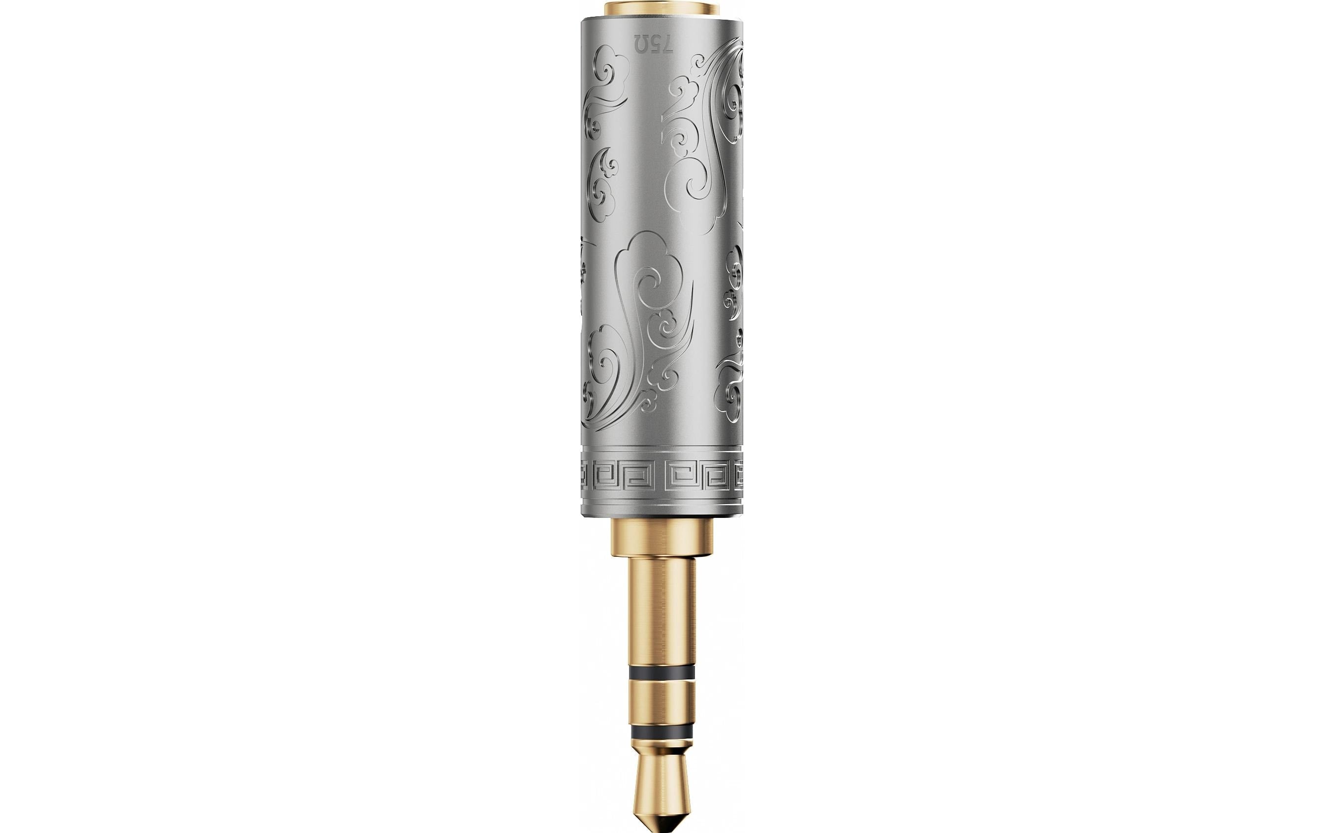 FiiO IMP-3.5GM 75 Ohm Impedanzadapter Silber, 3.5mm Buchse/Stecker