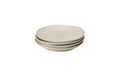 URBANARA Capela Teller Set 4Stk. ø20cm Eierschale,Handgefertigt, Spülmaschinenfest