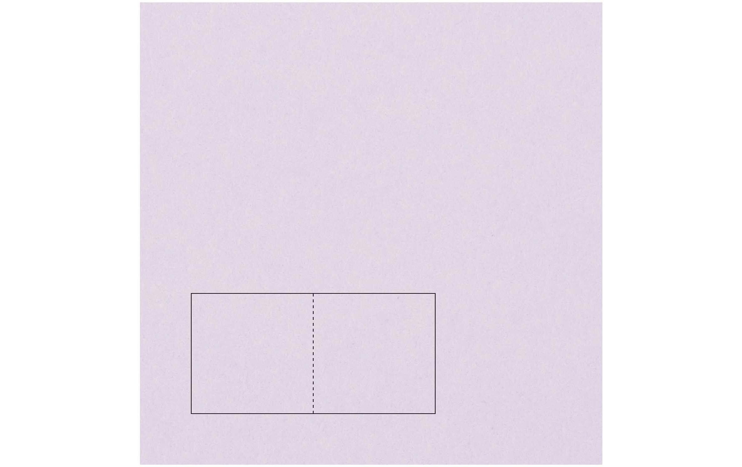 Rico Essentials Karte quadratisch Flieder, 50 Stück, 220 g/m²